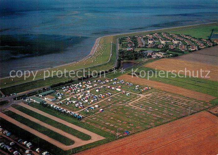 Buesum Nordseebad Fliegeraufnahme  Camping Nordsee