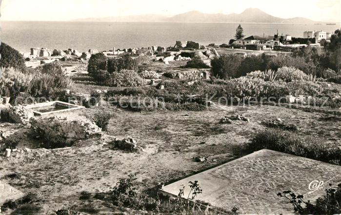 Carthage Karthago Ruines et Mosaique ancienne