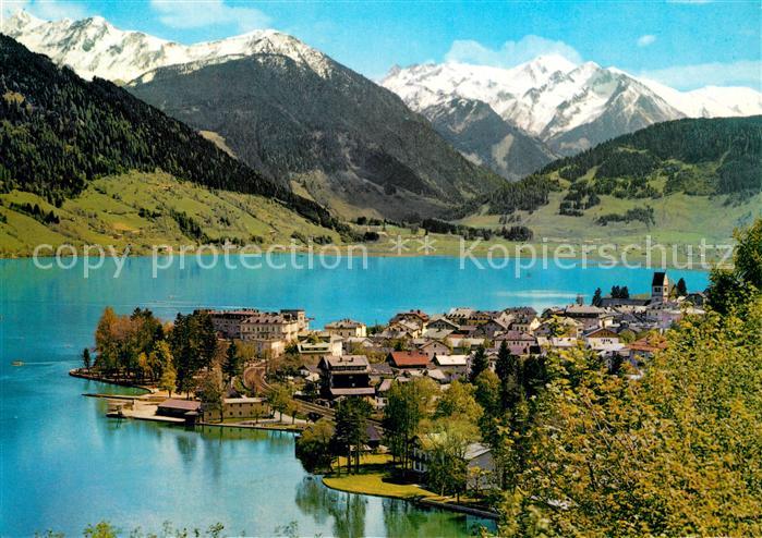 Zell See Panorama Blick gegen die Tauern