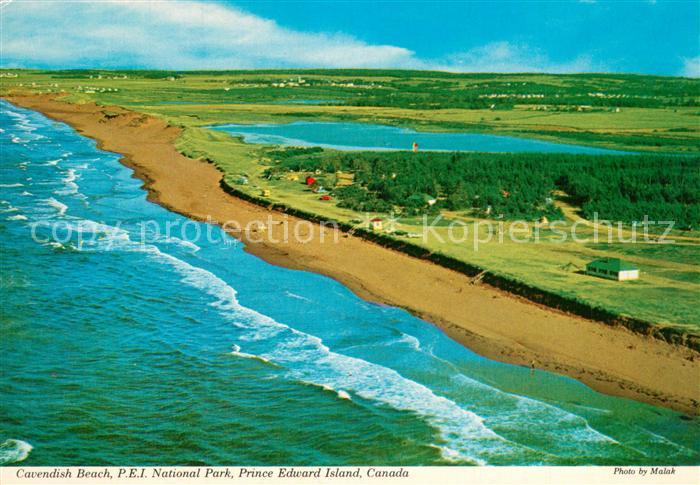 Prince Edward Island Cavendish Beach P.E.I. National Park aerial view