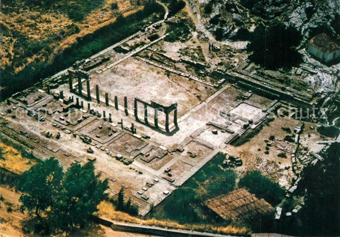 Griechenland Greece Tempel Ruinen Antike Staette Fliegeraufnahme