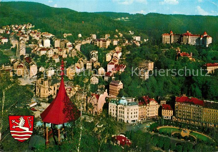 Karlovy Vary Celkovy pohled na stred lazni Sanatorium Imperial