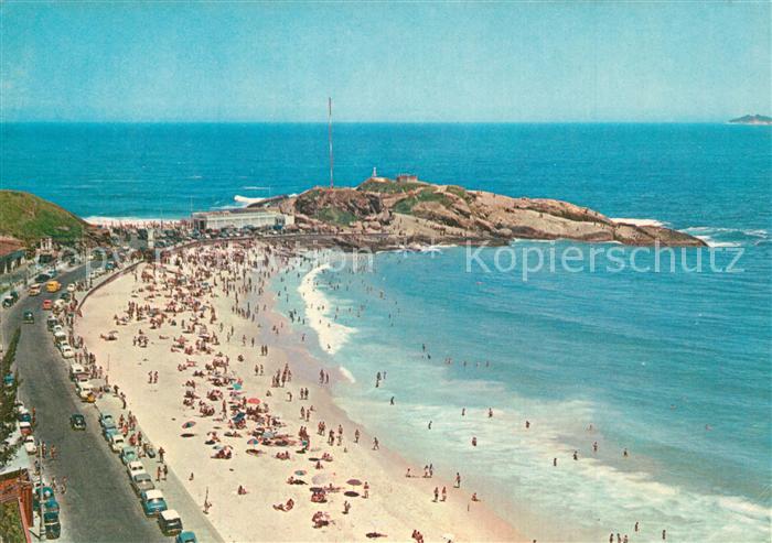 Rio de Janeiro Playa Strand Fliegeraufnahme
