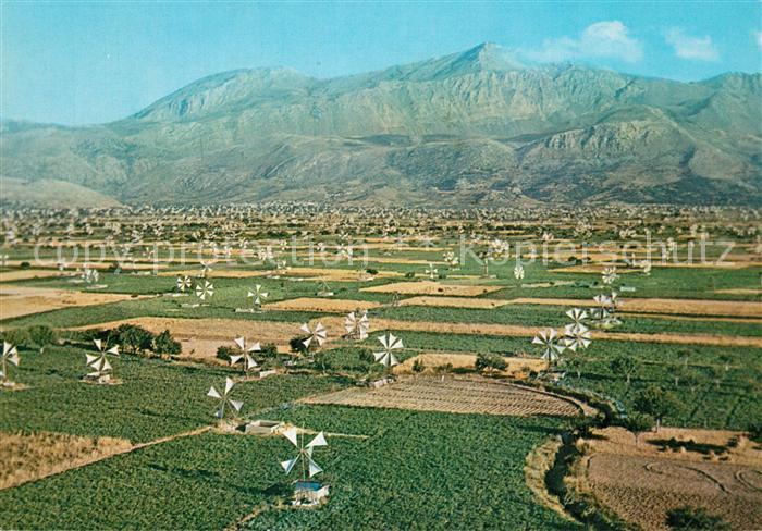 Kreta Crete Bewaesserungsmuehlen auf dem Lassithi's Hochplateau
