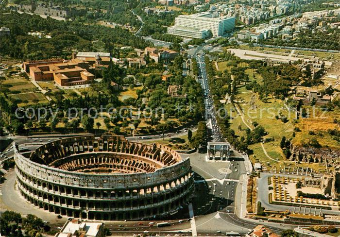 Roma Rom Veduta aerea del Colosseo