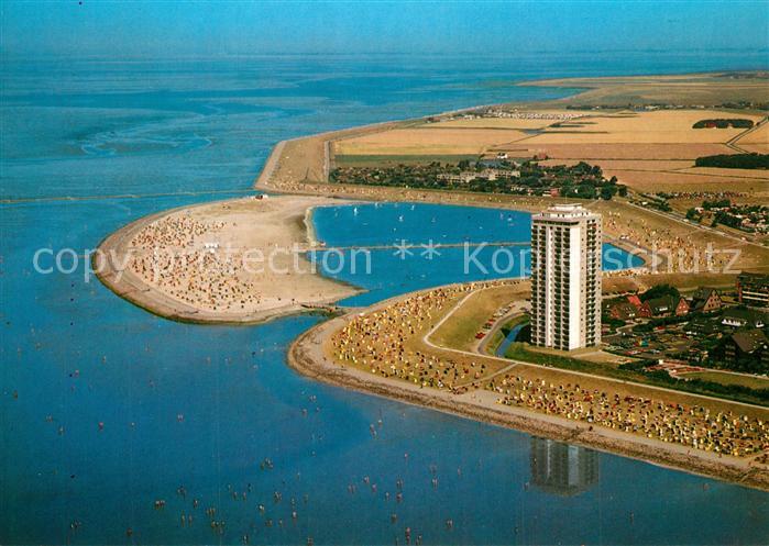 Buesum Nordseebad Nordseeheilbad Fliegeraufnahme