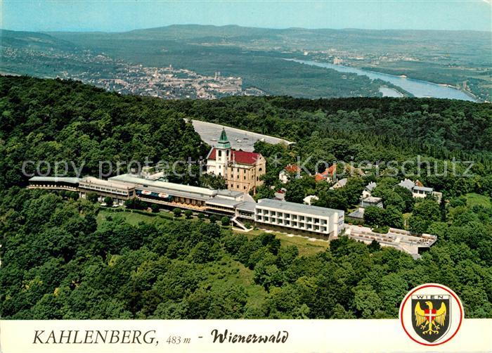 Kahlenberg Wien Hotel Restaurant Klosterneuburg Donau Fliegeraufnahme