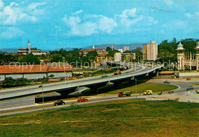 Kuala Lumpur Highway view taken from Beach Road to Jalan Sultan Hishamuddin