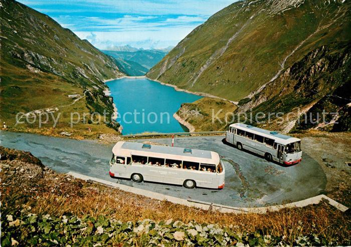 Kaprun Tauernkraftwerke Mooserbodenstrasse gegen Wasserfallboden Limbergsperre A