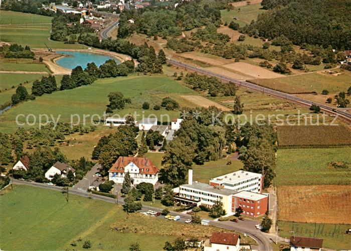 Selters Ortenberg Kurklinik Benediktusquelle Fliegeraufnahme