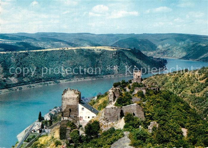 Kamp-Bornhofen Burgruine Liebenstein und Sterrenberg Die feindlichen Brueder