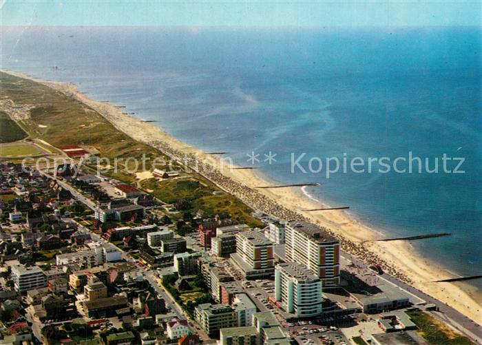 Westerland Sylt Nordseeheilbad Fliegeraufnahme