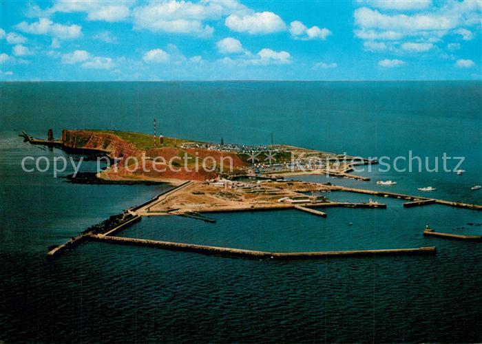 Helgoland Nordseebad Insel Fliegeraufnahme