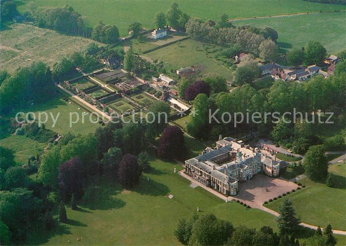 Dorking Mole Valley Polesden Lacey House and Gardens aerial view