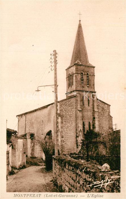 Montpezat Lot-et-Garonne Eglise