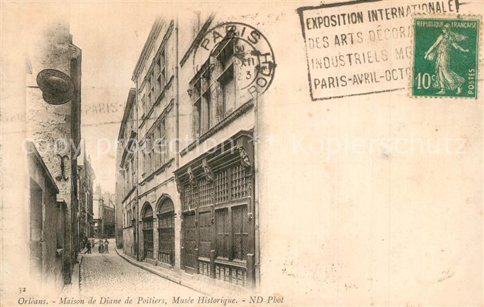 Orleans Loiret Maison de Diane de Poitiers Musee Historique