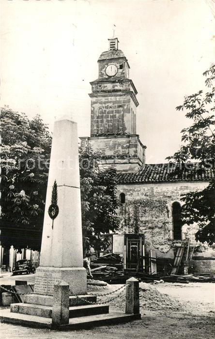 Allemans-du-Dropt Place du Monument