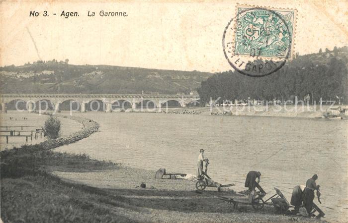 Agen Lot et Garonne La Garonne