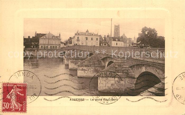 Auxerre Le pont Paul Bert