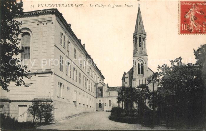 Villeneuve-sur-Lot Le College de Jeunes Filles
