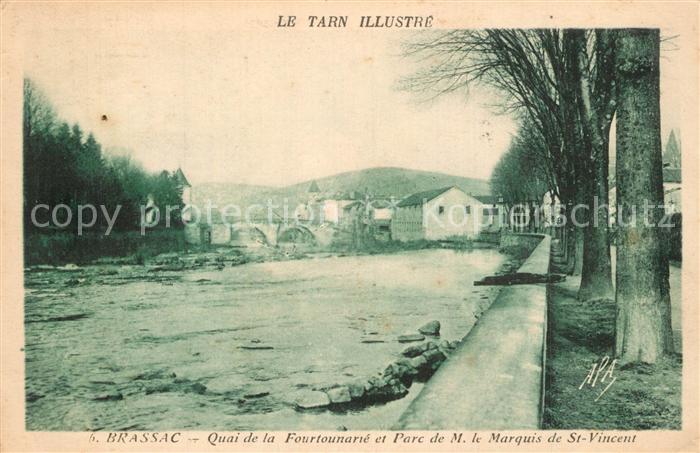 Brassac Tarn Quai de la Fourtounarte et Par de M le Marquis de St Vincent