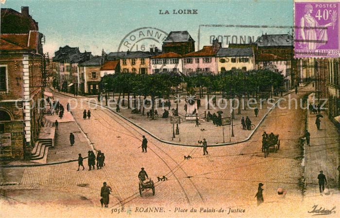Roanne Loire Place du Palais de Justice