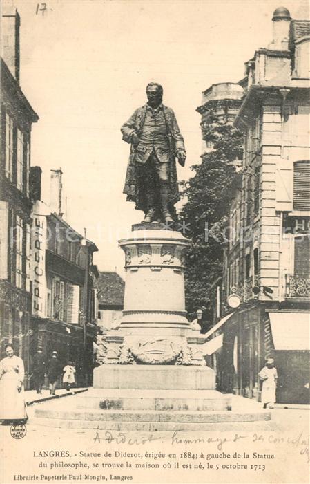 Langres Statue de Diderot