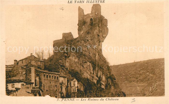 Penne Les Ruines du Chateau
