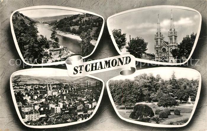 Saint-Chamond Barrage La Valla Eglise Notre Dame Vuegenerale Jardin Public