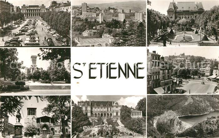 Saint-Etienne 42 Loire Place de l’Hotel de Ville Quartier de Beaulieu Rond Point