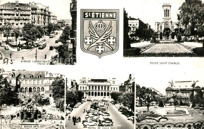 Saint-Etienne 42 Loire Avenue Liberation Eglise Saint Charles Ecole Beaux Arts H