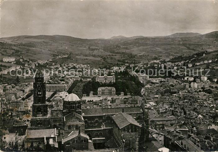 Le Puy-en-Velay la Cathedrale et la Ville prise du Rocher Corneille