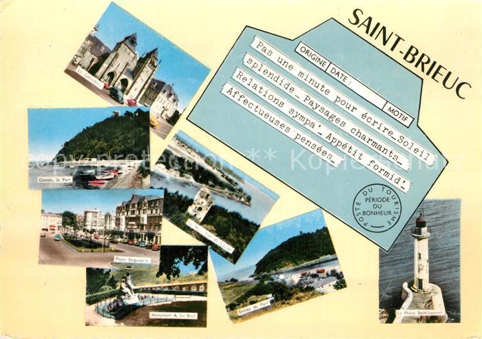 Saint-Brieuc Cotes-d Armor la Cathedrale Cesson le Port Place Duguesclin Monumen