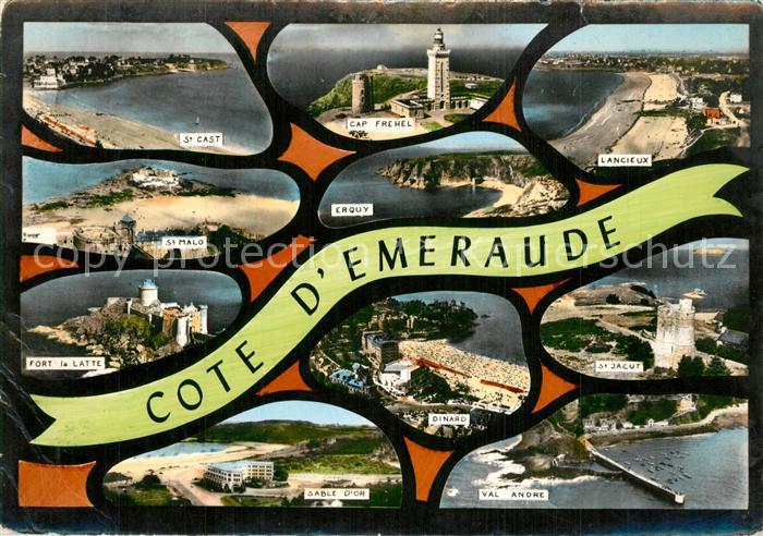 Cote d Emeraude St Cast St Malo Fort le Latte Cap Frehel Lancieux Erquy Dinard S
