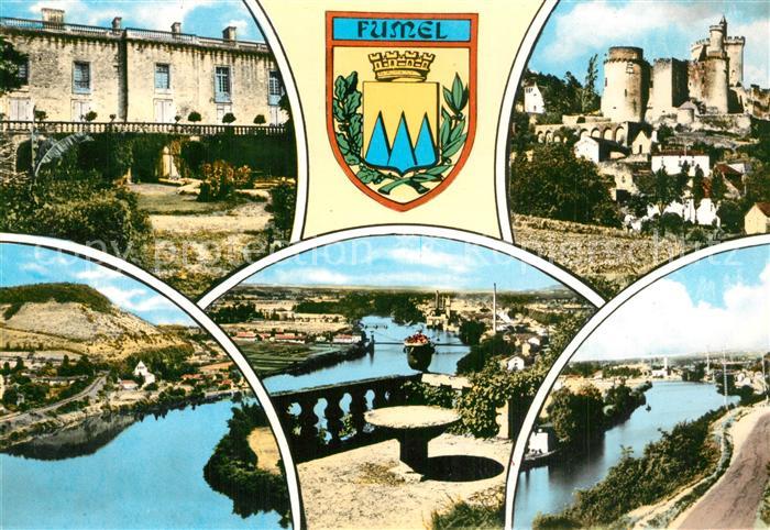 Fumel Le Chateau de Bonaguil Vallee du Lot a Condat Vue prise du Chateau Vallee