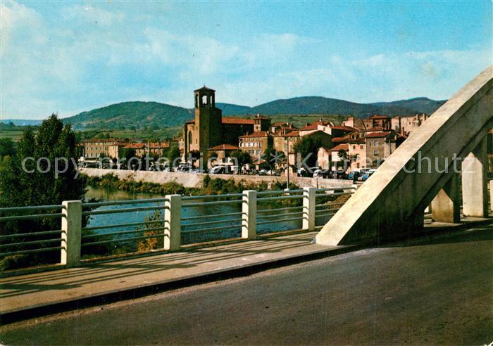 Langeac Le quai en bordure de l'Allier
