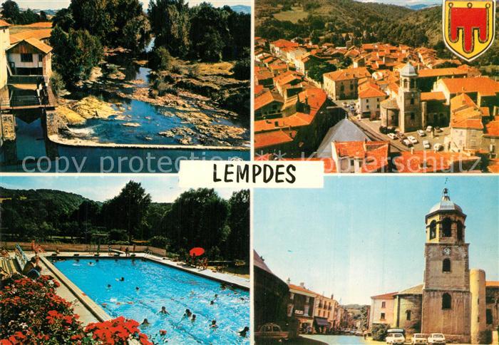 Lempdes-sur-Allagnon Vue partielle La piscine