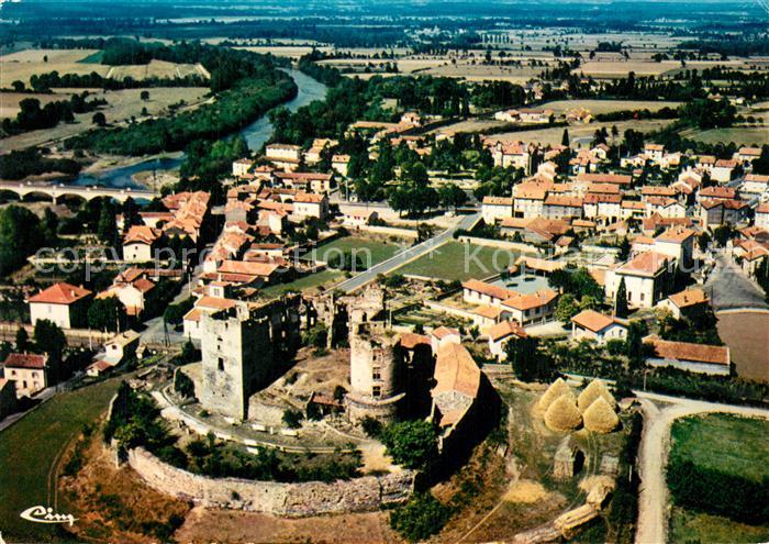 Montrond-les-Bains Vue panoramique aerienne Au premier plan Le chateau