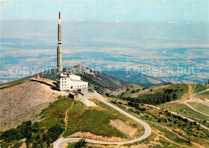 Mont Pilat  Loire La Tour de Television et la Croix de l’Oeillon a droite le Col