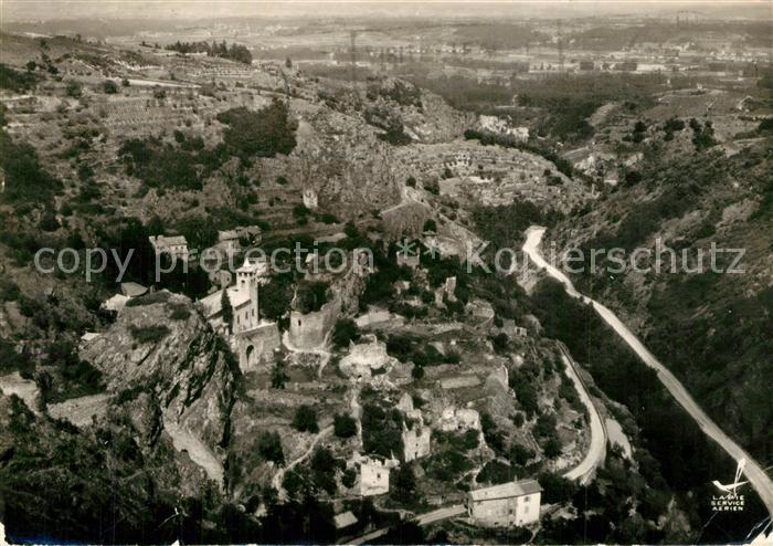 Malleval Vieux Malleval la cote Chaude et la Route de St Pierre