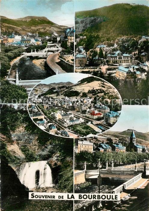 La Bourboule La Dordogne Casino Vue generale Cascade