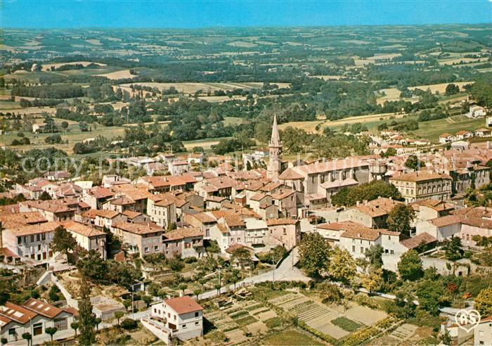 Puylaurens Vue generale aerienne