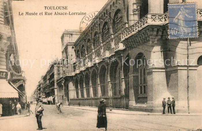Toulouse Haute-Garonne Mus?e et Rue Alsace Lorraine