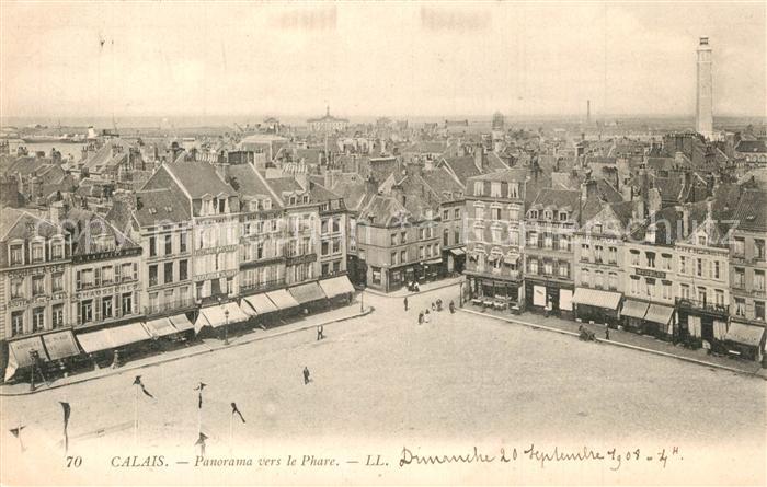 Calais Panorama vers le Phare