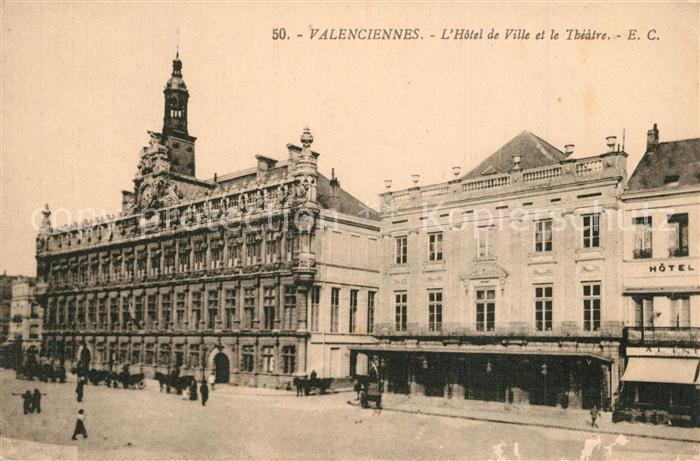 Valenciennes Hotel de Ville et le Theatre