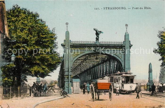 Strasbourg Alsace Pont du Rhin Strassenbahn