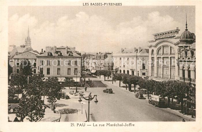 Pau 64 Les Basses Pyrenees Rue Marechal Joffre