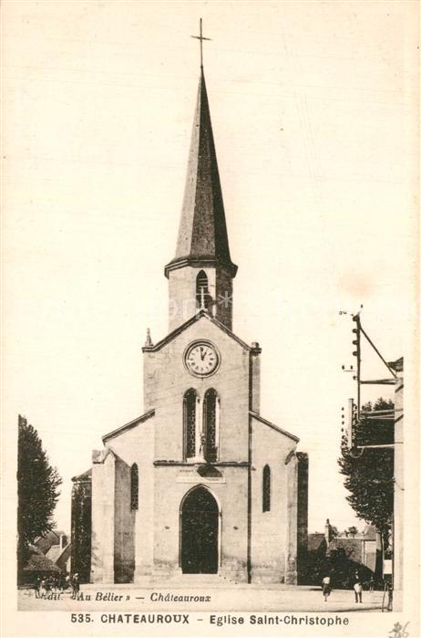 Chateauroux Indre Eglise Saint Christophe