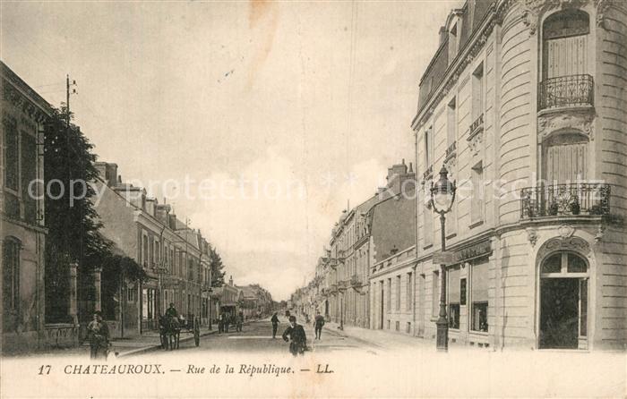 Chateauroux Indre Rue de la Republique