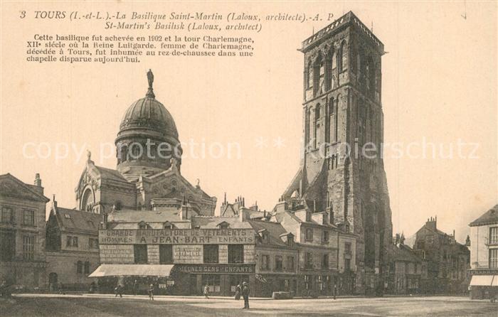 Tours Indre-et-Loire Basilique Saint Martin